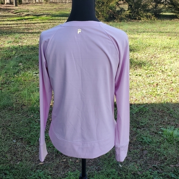 FILA Sport small pink long sleeve top NEW - Picture 4 of 6